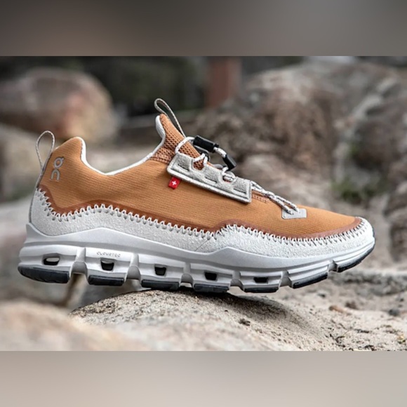 ON cloudaway Women's Athletic Shoes in Tan and White